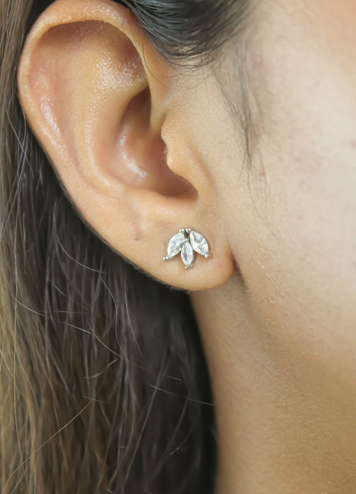 silver fontana earrings Bombay Sunset