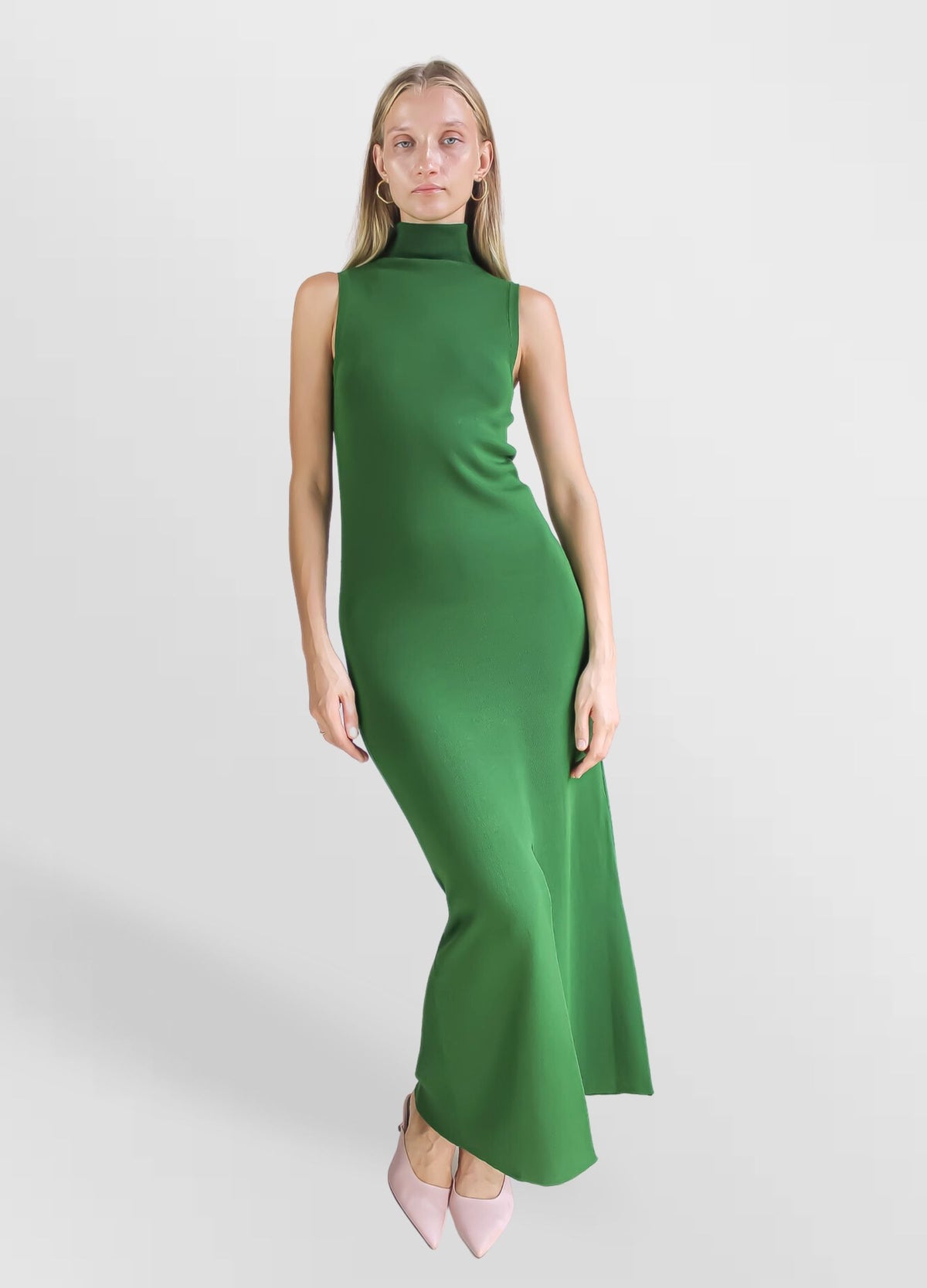 Gigi Wool Green Dress
