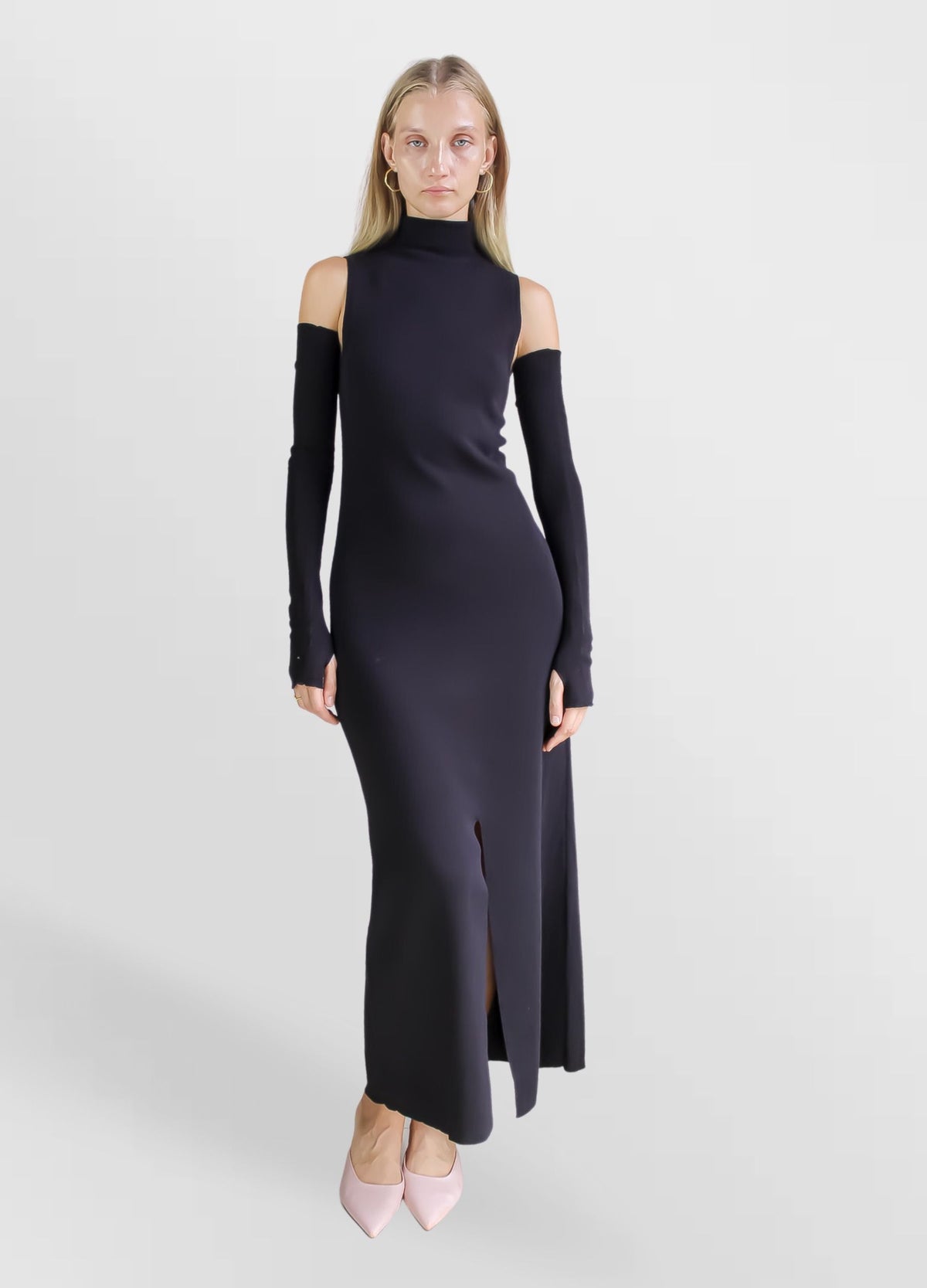 Gigi Wool Black Dress