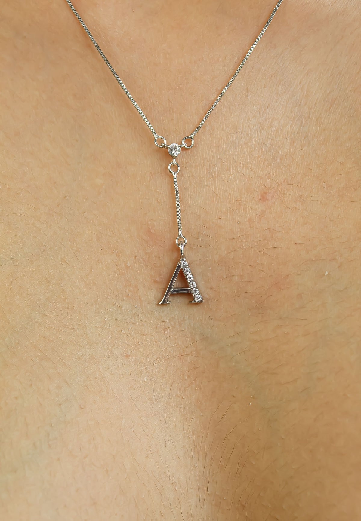 Silver-plated Alphabet Necklaces