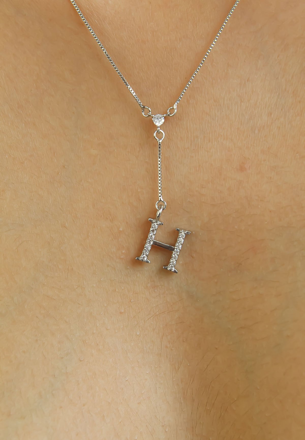 Silver-plated Alphabet Necklaces