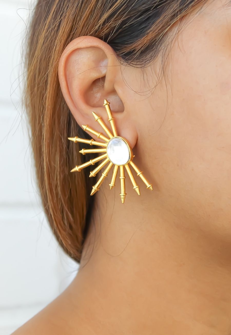 Bright Sun Earrings Bombay Sunset