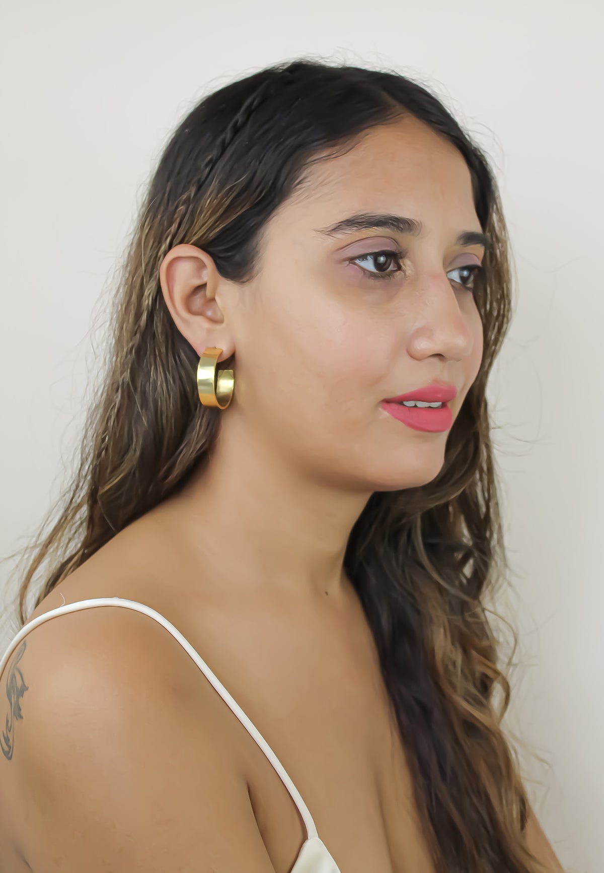 arabia hoop earrings Bombay Sunset