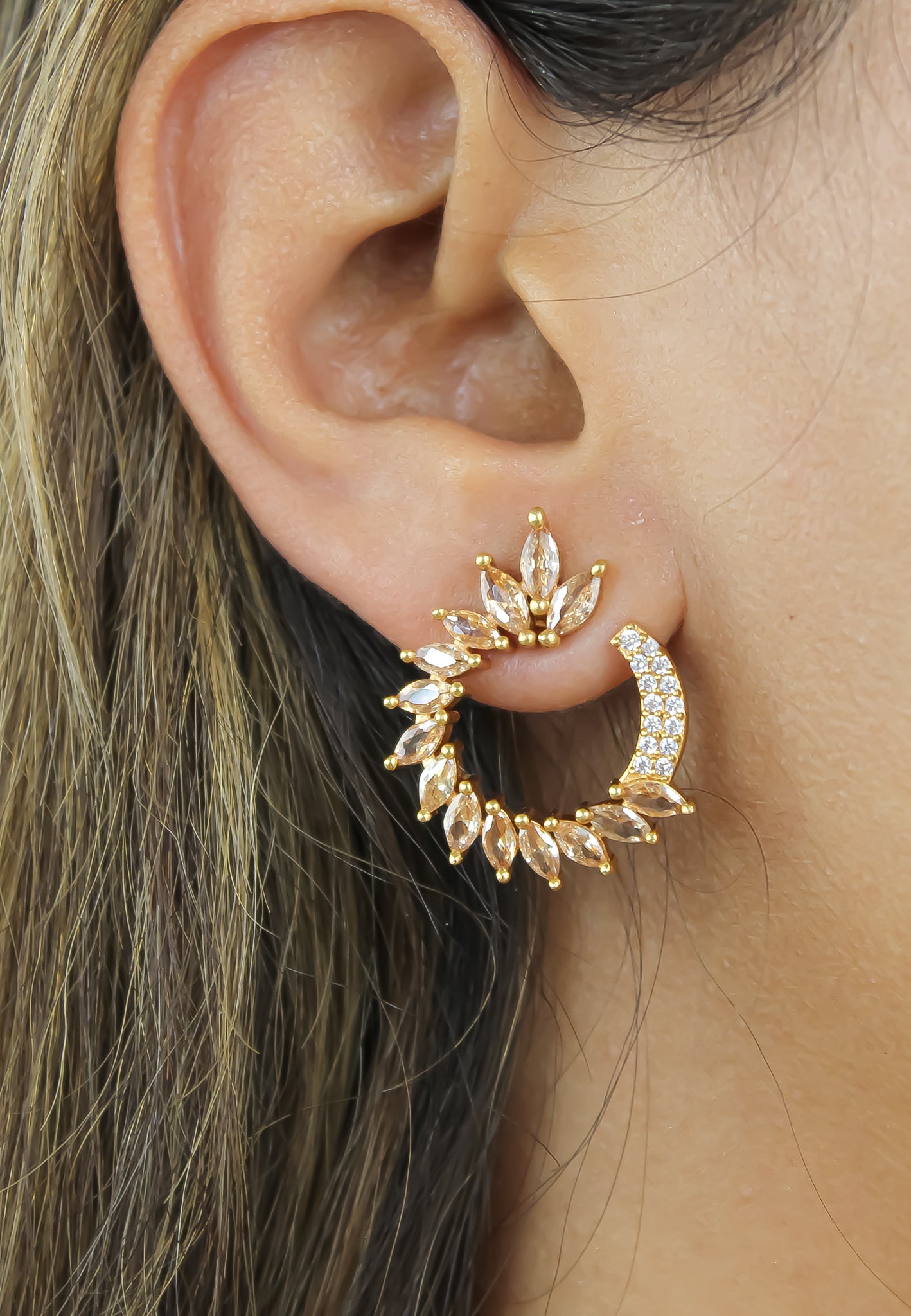 Golden Viper Earrings
