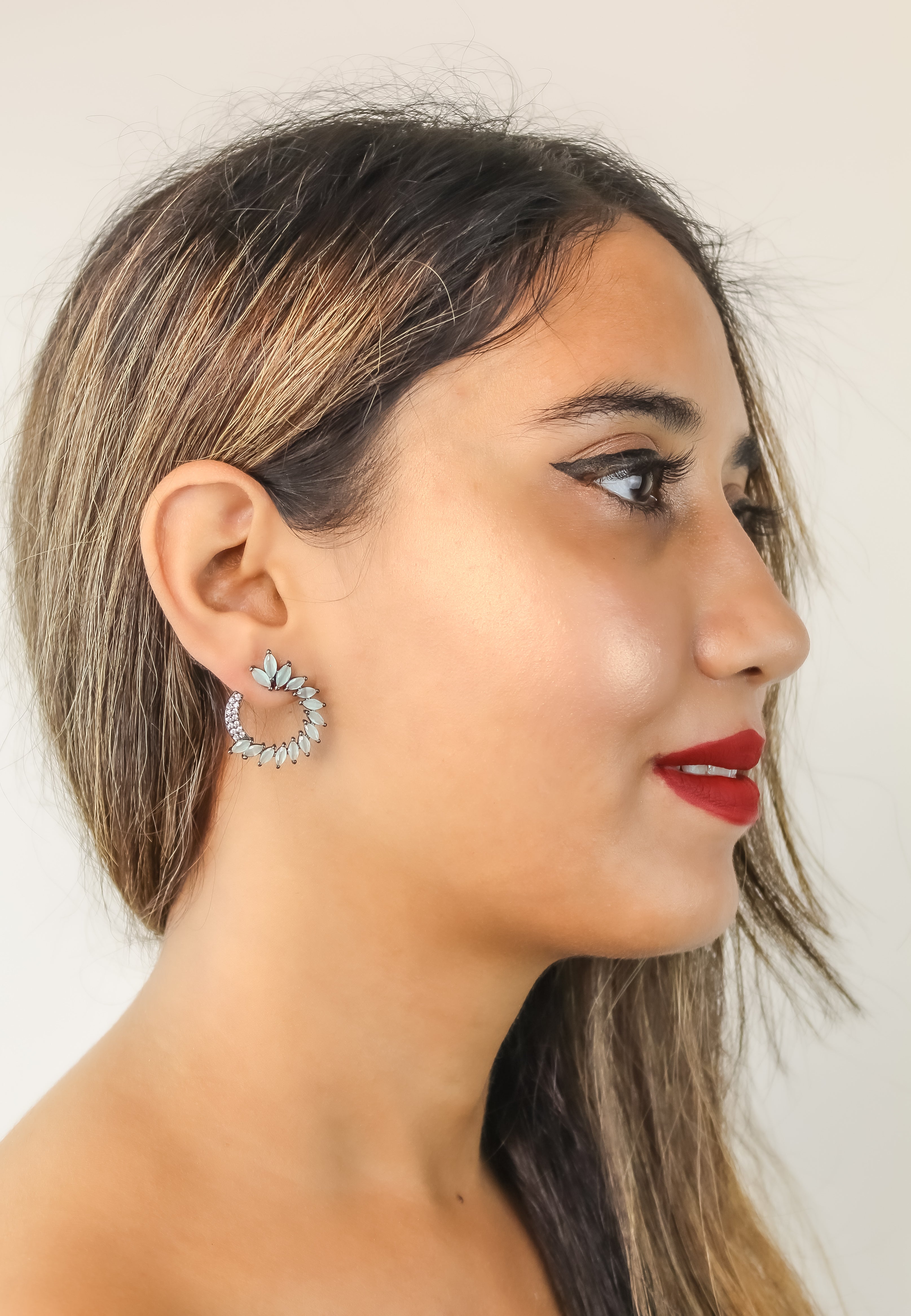 viper earrings Bombay Sunset