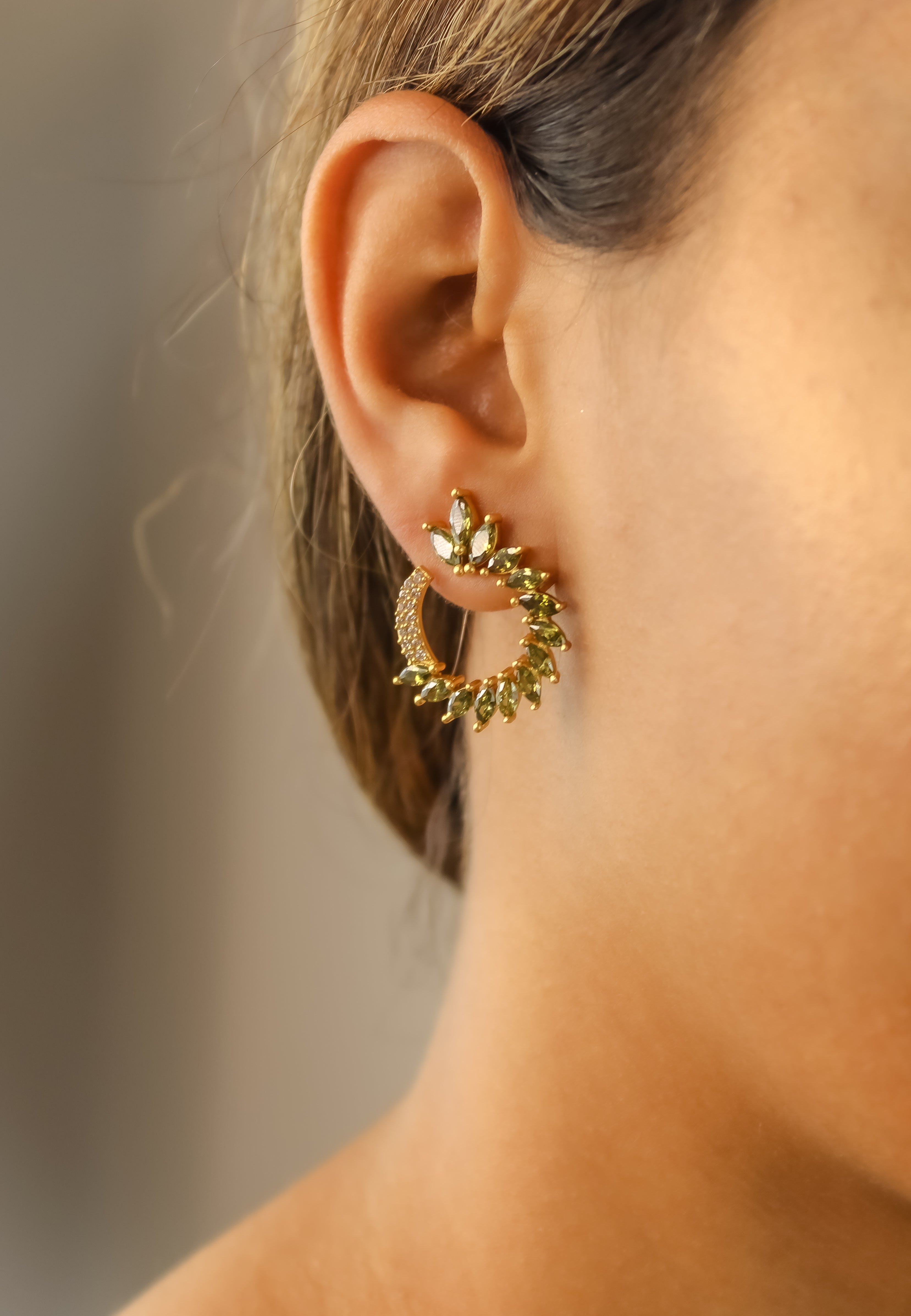 Golden Viper Earrings
